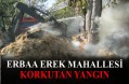 Erbaa’da Korkutan Yangın