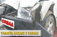 Erbaa’da Trafik Kazası Meynada Geldi 2 Yaralı