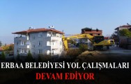 Erbaa Belediyesi Yol Çalışmaları Devam Ediyor