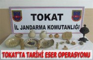 Tokat’ta Tarihi Eser Operasyonu