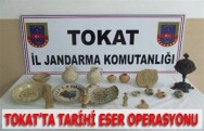 Tokat’ta Tarihi Eser Operasyonu